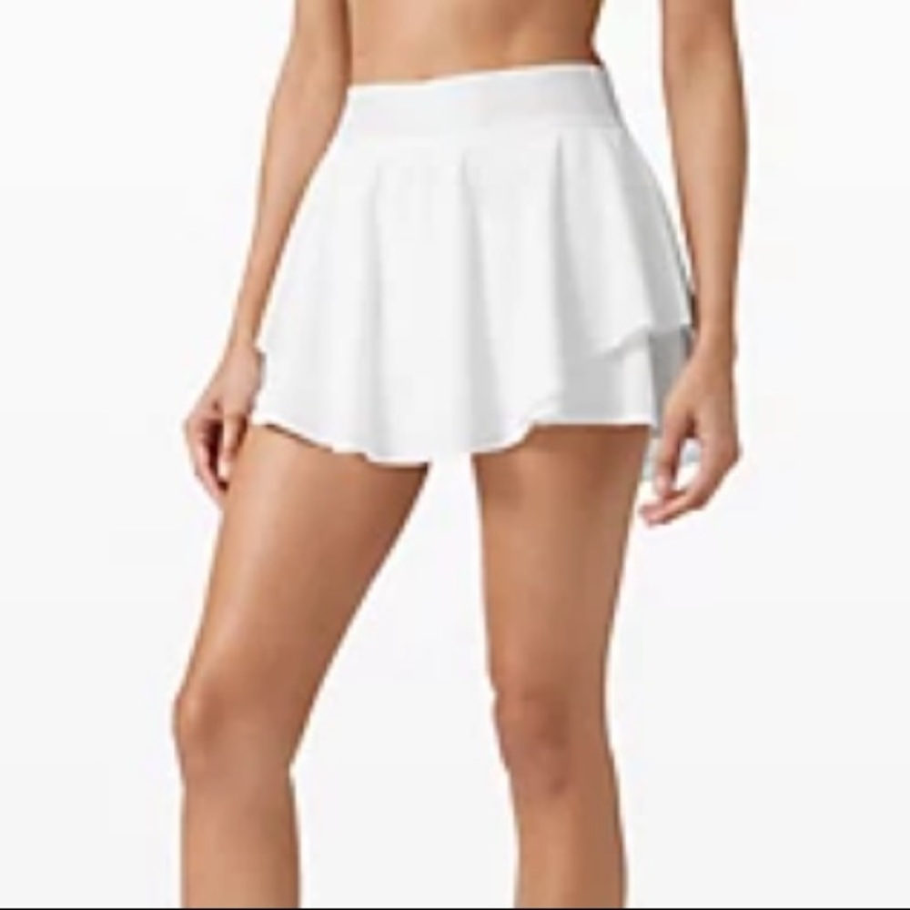Lululemon Court Rival High Rise Tennis Skirt